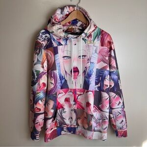 AIDEAONE Anime Graphic Hoodie
